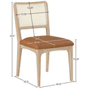  Color_Cognac -- Meridian Atrium Dining Chair IMAGE 11