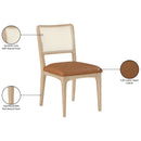  Color_Cognac -- Meridian Atrium Dining Chair IMAGE 12