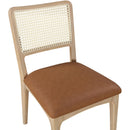  Color_Cognac -- Meridian Atrium Dining Chair IMAGE 6