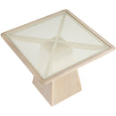  Color_Natural -- Meridian Square Atrium Dining Table with Pedestal Base IMAGE 5