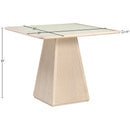  Color_Natural -- Meridian Square Atrium Dining Table with Pedestal Base IMAGE 8
