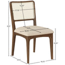  Color_Beige -- Meridian Atrium Dining Chair IMAGE 10