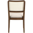  Meridian Atrium Cream Vegan Leather Upholstered Dining Chair IMAGE 5