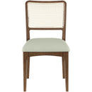  Color_Mint -- Atrium Mint Vegan Leather Upholstered Dining Chair IMAGE 3