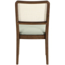  Meridian Atrium Mint Vegan Leather Upholstered Dining Chair IMAGE 5