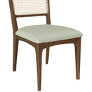  Meridian Atrium Mint Vegan Leather Upholstered Dining Chair IMAGE 7