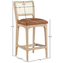  Color_Cognac -- Meridian Atrium Counter Height Stool IMAGE 10