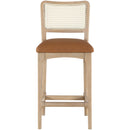  Color_Cognac -- Meridian Atrium Counter Height Stool IMAGE 3