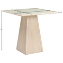  Color_Natural -- Meridian Square Atrium Counter Height Dining Table with Pedestal Base IMAGE 8