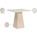  Color_Natural -- Meridian Square Atrium Counter Height Dining Table with Pedestal Base IMAGE 9