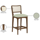  Color_Mint -- Atrium Mint Vegan Leather Upholstered Counter Stool IMAGE 11