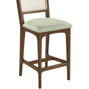  Color_Mint -- Atrium Mint Vegan Leather Upholstered Counter Stool IMAGE 7