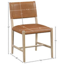  Color_Cognac -- Meridian Andie Dining Chair IMAGE 9