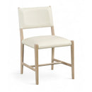  Color_Cream -- Andie Cream Vegan Leather Upholstered Dining Chair IMAGE 1