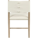  Color_Cream -- Andie Cream Vegan Leather Upholstered Dining Chair IMAGE 4