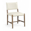  Color_Cream -- Andie Cream Vegan Leather Upholstered Dining Chair IMAGE 1