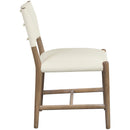  Color_Cream -- Andie Cream Vegan Leather Upholstered Dining Chair IMAGE 3