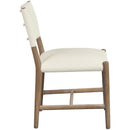  Meridian Andie Cream Vegan Leather Upholstered Dining Chair IMAGE 3