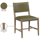  Color_Olive -- Andie Olive Vegan Leather Upholstered Dining Chair IMAGE 10