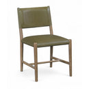  Color_Olive -- Andie Olive Vegan Leather Upholstered Dining Chair IMAGE 1