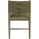  Color_Olive -- Andie Olive Vegan Leather Upholstered Dining Chair IMAGE 4