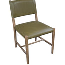  Color_Olive -- Andie Olive Vegan Leather Upholstered Dining Chair IMAGE 6