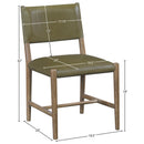  Meridian Andie Olive Vegan Leather Upholstered Dining Chair IMAGE 9