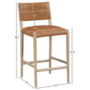  Color_Cognac -- Meridian Andie Counter Height Stool IMAGE 9
