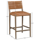  Color_Cognac -- Meridian Andie Counter Height Stool IMAGE 9