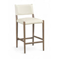  Color_Cream -- Andie Cream Vegan Leather Upholstered Counter Stool IMAGE 1