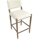  Color_Cream -- Andie Cream Vegan Leather Upholstered Counter Stool IMAGE 6