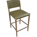  Color_Olive -- Andie Olive Vegan Leather Upholstered Counter Stool IMAGE 5