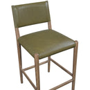  Color_Olive -- Andie Olive Vegan Leather Upholstered Counter Stool IMAGE 6