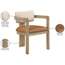  Color_Cognac -- Meridian Ravina Dining Chair IMAGE 10