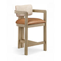  Color_Cognac -- Meridian Ravina Counter Height Stool IMAGE 1