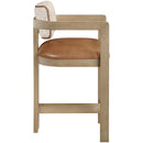 Color_Cognac -- Meridian Ravina Counter Height Stool IMAGE 4