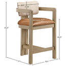 Color_Cognac -- Meridian Ravina Counter Height Stool IMAGE 9