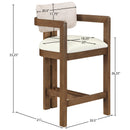  Color_Beige -- Meridian Ravina Counter Height Stool IMAGE 9