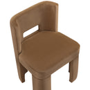  Color_Saddle -- Zuno Saddle Velvet Upholstered Dining Chair IMAGE 7