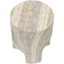 Meridian Olira Natural Concrete And Fiberglass Indoor / Outdoor End Table IMAGE 7