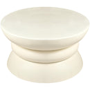  Meridian Collins Cream Aluminum Coffee Table IMAGE 3