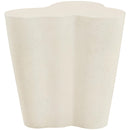  Meridian Monza Cream Concrete And Fiberglass Indoor / Outdoor End Table IMAGE 4