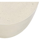  Meridian Reggio Cream Concrete Indoor/Outdoor End Table IMAGE 4