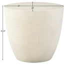  Meridian Reggio Cream Concrete Indoor/Outdoor End Table IMAGE 7