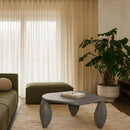  Meridian Pueblo Taupe Aluminum Coffee Table IMAGE 2