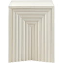  Meridian Centennial Cream Iron End Table IMAGE 3
