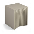  Meridian Centennial Taupe Iron End Table IMAGE 1
