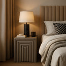  Meridian Centennial Taupe Iron End Table IMAGE 2