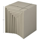  Meridian Centennial Taupe Iron End Table IMAGE 5