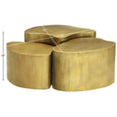  Meridian Banyan Gold Iron Coffee Table IMAGE 6